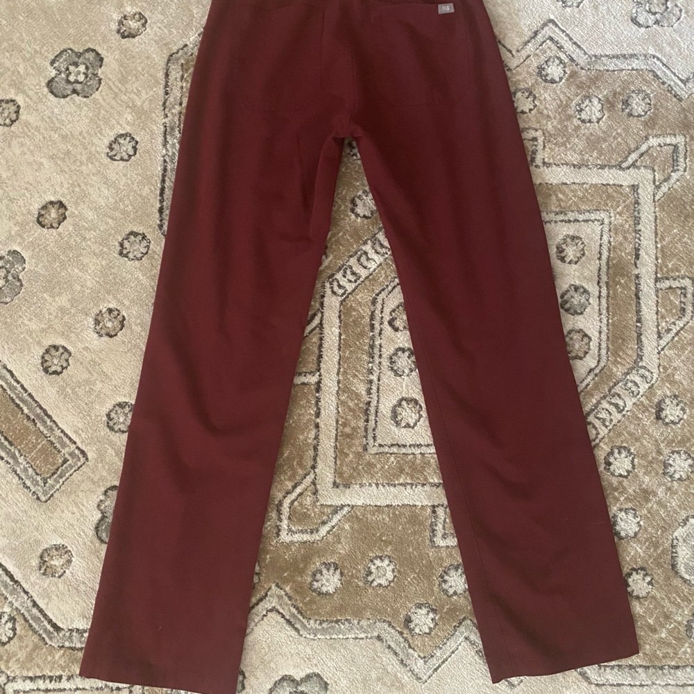 Xs Regular Figs Livingston Basic Scrub Pants- Bur… - image 3